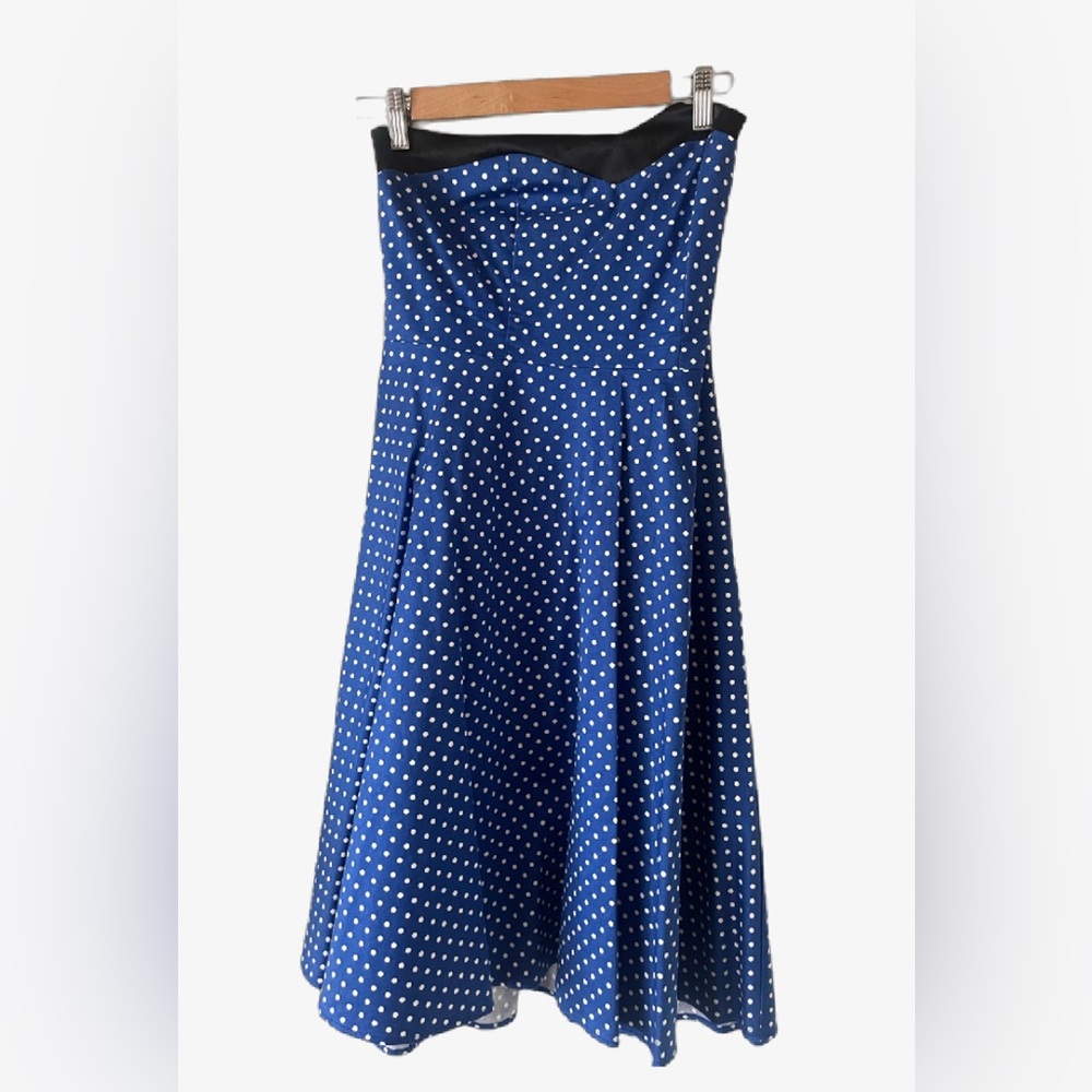 Blue Polka Dot Dress